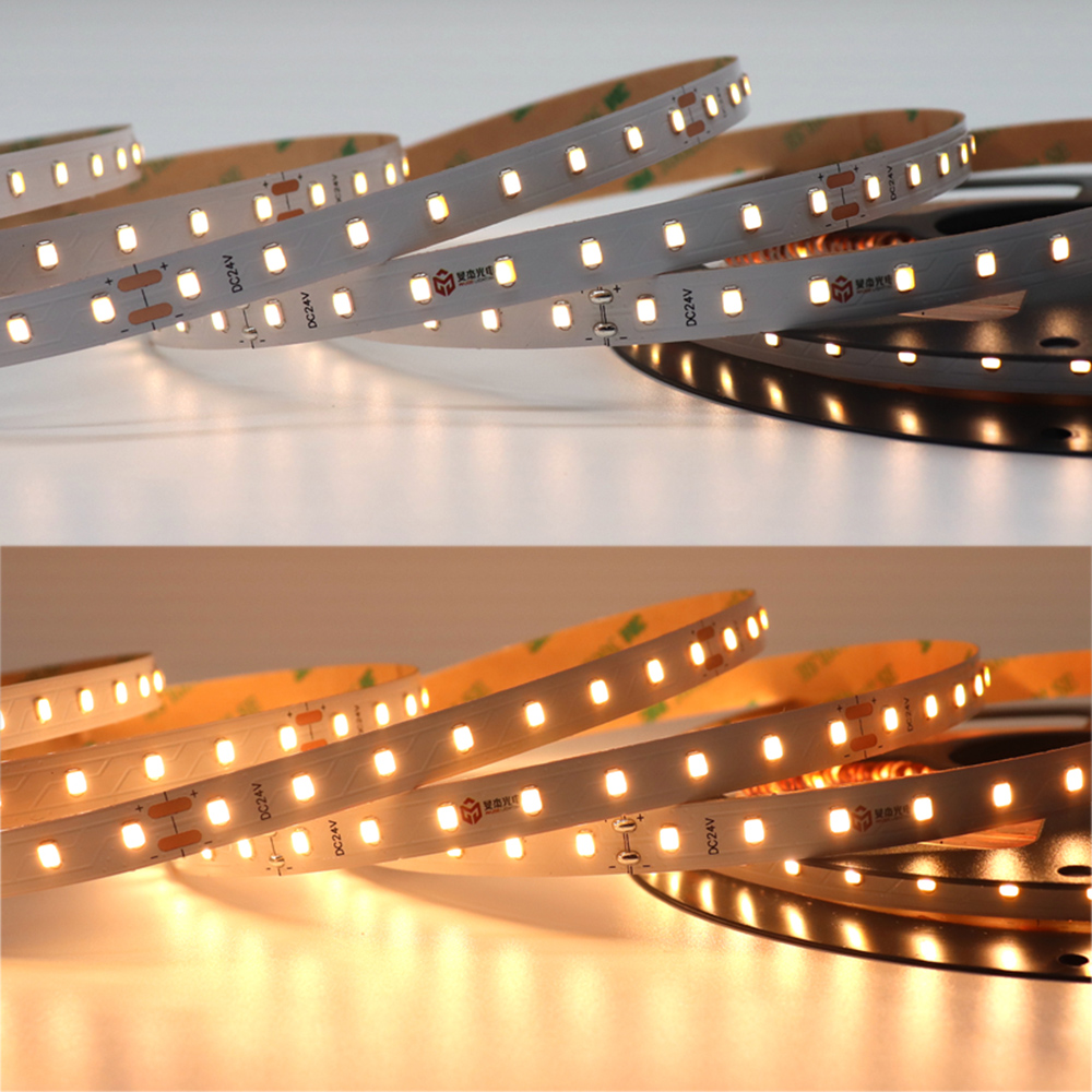 DC24V 2835SMD Built-in Flexible LED Strip Lights - Ultra-Efficiency White Constant Current Lighting - 128LEDs/M DC24V 2835SMD Built-in Flexible LED Strip Lights - Ultra-Efficiency White Constant Current Lighting - 128LEDs/M